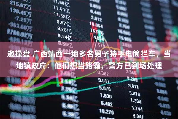 趣操盘 广西靖西一地多名男子持手电筒拦车，当地镇政府：他们想当路霸，警方已到场处理