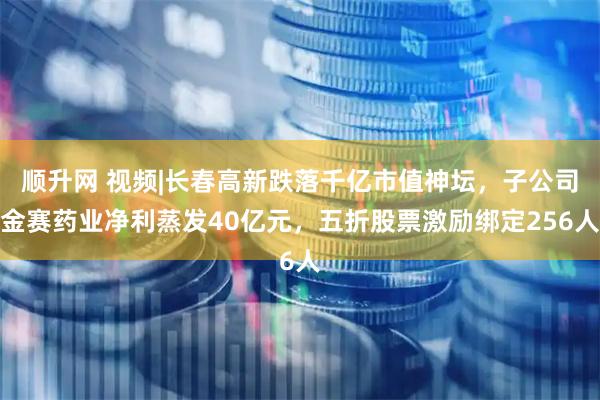 顺升网 视频|长春高新跌落千亿市值神坛，子公司金赛药业净利蒸发40亿元，五折股票激励绑定256人